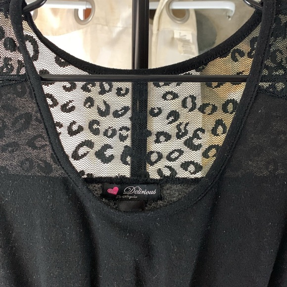 Women’s Delirious Love Los Angeles XL long sleeve black dress - Picture 3 of 7